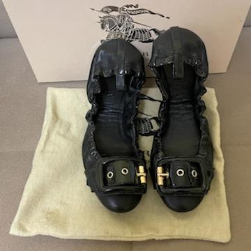 Burberry Pony Buckle Shoes